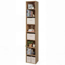 8-Tier Narrow Bookshelf with Adjustable Shelves by LJGDeals