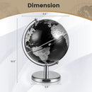 8" World Globe Modern Decorative Tabletop Earth Globe by LJGDeals