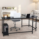 L Shaped Desk Corner Computer Desk PC Laptop Gaming Table Workstation by LJGDeals