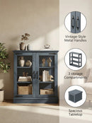 Modern Glass Door Cabinet – 3 Styles | Adjustable Shelves | Compact Storage Cupboard by 2Dropme