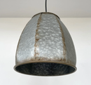 Rustic Octagon Galvanized Dome Industrial Pendant Light Fixture by The Lamp Goods