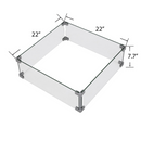 Propane Fire Pit Table Outdoor 50,000 BTU Firepits for Outside CSA Certified