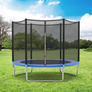 8 feet Safety Jumping Round Trampoline with Spring Safety Pad by LJGDeals