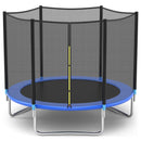 8 feet Safety Jumping Round Trampoline with Spring Safety Pad by LJGDeals