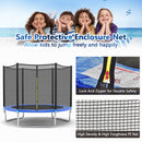 8 feet Safety Jumping Round Trampoline with Spring Safety Pad