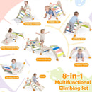 8-in-1 Foldable Climbing Set for Toddlers with Rocket Theme by LJGDeals