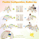 8-in-1 Foldable Climbing Set for Toddlers with Rocket Theme by LJGDeals