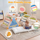 8-in-1 Foldable Climbing Set for Toddlers with Rocket Theme by LJGDeals