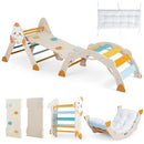 8-in-1 Foldable Climbing Set for Toddlers with Rocket Theme by LJGDeals