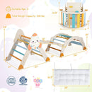 8-in-1 Foldable Climbing Set for Toddlers with Rocket Theme by LJGDeals