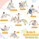 8-in-1 Foldable Climbing Set for Toddlers with Rocket Theme by LJGDeals