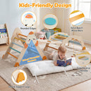 8-in-1 Foldable Climbing Set for Toddlers with Rocket Theme