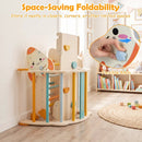 8-in-1 Foldable Climbing Set for Toddlers with Rocket Theme by LJGDeals