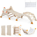 8-in-1 Foldable Climbing Set for Toddlers with Rocket Theme by LJGDeals