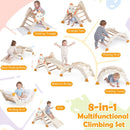 8-in-1 Foldable Climbing Set for Toddlers with Rocket Theme by LJGDeals