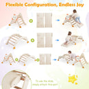 8-in-1 Foldable Climbing Set for Toddlers with Rocket Theme by LJGDeals