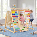 8-in-1 Foldable Indoor Jungle Gym with Swing and Monkey Bars by LJGDeals