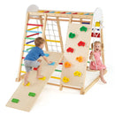 8-in-1 Foldable Indoor Jungle Gym with Swing and Monkey Bars by LJGDeals