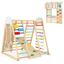 8-in-1 Foldable Indoor Jungle Gym with Swing and Monkey Bars by LJGDeals