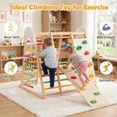 8-in-1 Foldable Indoor Jungle Gym with Swing and Monkey Bars by DirectDeals