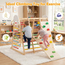 8-in-1 Foldable Indoor Jungle Gym with Swing and Monkey Bars by LJGDeals