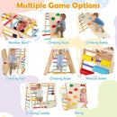 8-in-1 Foldable Indoor Jungle Gym with Swing and Monkey Bars by LJGDeals
