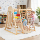 8-in-1 Foldable Indoor Jungle Gym with Swing and Monkey Bars by LJGDeals