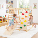8-in-1 Foldable Indoor Jungle Gym with Swing and Monkey Bars by LJGDeals