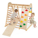 8-in-1 Foldable Indoor Jungle Gym with Swing and Monkey Bars by LJGDeals