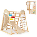 8-in-1 Foldable Indoor Jungle Gym with Swing and Monkey Bars by LJGDeals