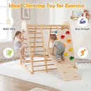 8-in-1 Foldable Indoor Jungle Gym with Swing and Monkey Bars by LJGDeals