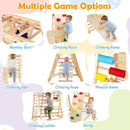 8-in-1 Foldable Indoor Jungle Gym with Swing and Monkey Bars by LJGDeals