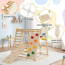 8-in-1 Foldable Indoor Jungle Gym with Swing and Monkey Bars by LJGDeals