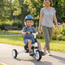 8-in-1 Folding Kids Tricycle with Removable Canopy and Push Handle by LJGDeals
