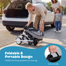 8-in-1 Folding Kids Tricycle with Removable Canopy and Push Handle