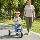 8-in-1 Folding Kids Tricycle with Removable Canopy and Push Handle by LJGDeals