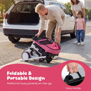 8-in-1 Folding Kids Tricycle with Removable Canopy and Push Handle