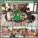 8 Players Texas Holdem Foldable Poker Table by LJGDeals