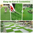 Artificial Turf Rug with 0.3 Inch Pile Height by LJGDeals