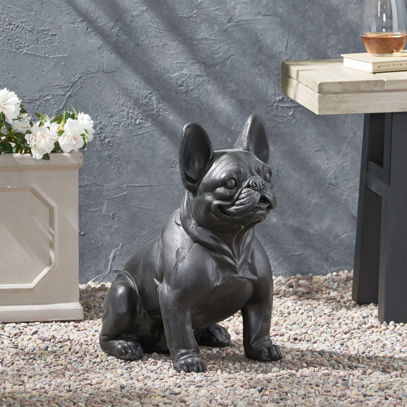 Outdoor French Bulldog Garden Sculpture, photo 5 of 10