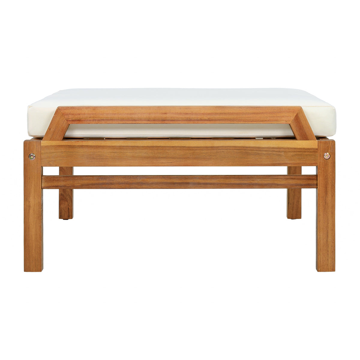 4 Piece Acacia Wood Patio Furniture Set, photo 9 of 10