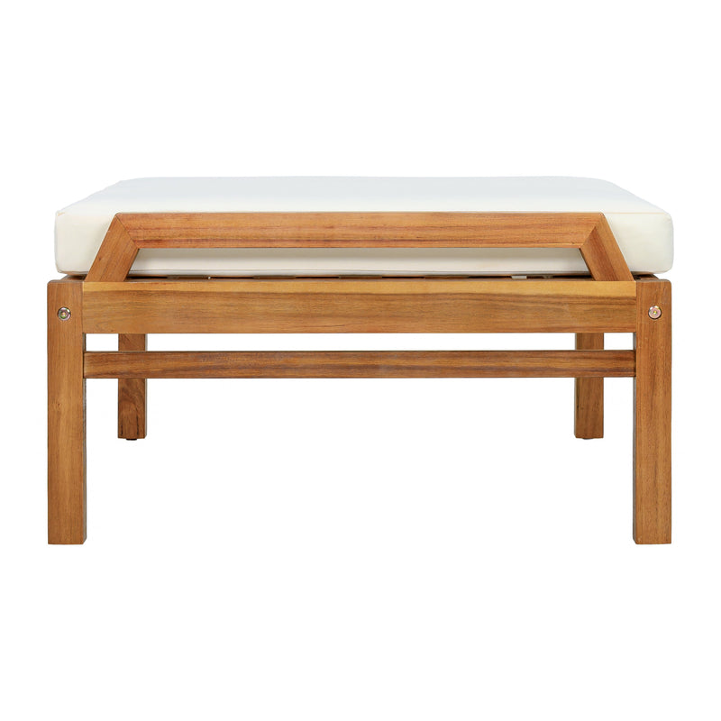 4 Piece Acacia Wood Patio Furniture Set, photo 9 of 10