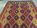 6' X 13' Antique Turkish Kilim Handmade Flat Weave Wool Rug Veg Dye