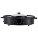 Hot Pot with Grill 1800W 2-in-1 Electric Smokeless Grill Hot Pot for 2-8 People by HouseOfZazla