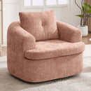 Modern Swivel Barrel Chair With Dual-Layer Cushion by HouseOfZazla