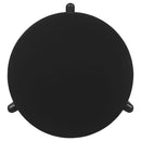 Cordova Round Solid Wood End Table Black