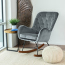 Hannah - Rocking Chair - Gray by HouseOfZazla