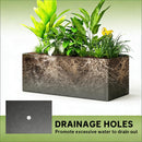 Trellis Planter with Spacious Metal Box and Efficient Drainage