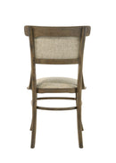 Bistro - Wide Dining Chair With Cushion (Set of 2) - Vintage Walnut