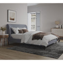 Heather - Upholstered Bed With Curved Headboard by HouseOfZazla